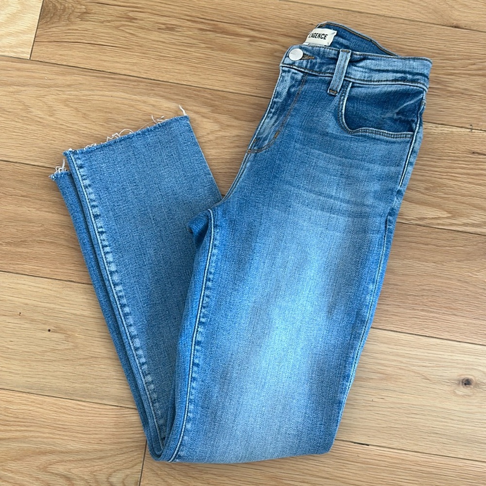 l'agence sada jeans || high waisted cropped || 24